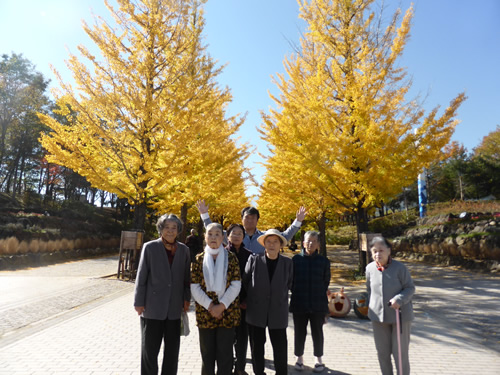 園外集会の様子