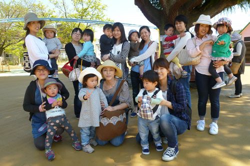 2才以上クラス(ねこバスクラブ)の集合写真