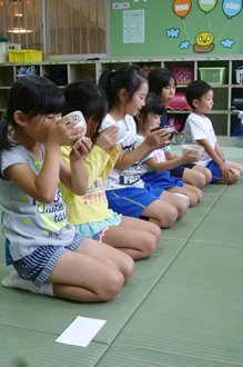 茶道体験の様子