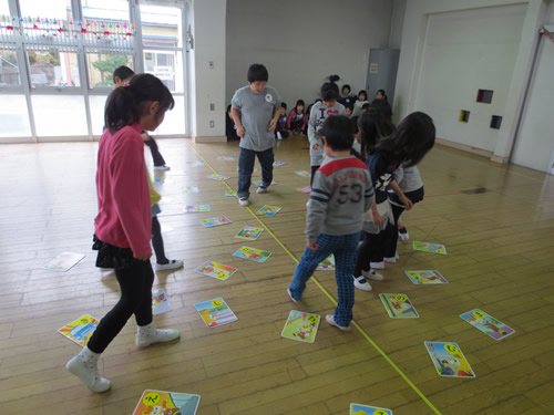 かるた大会の様子