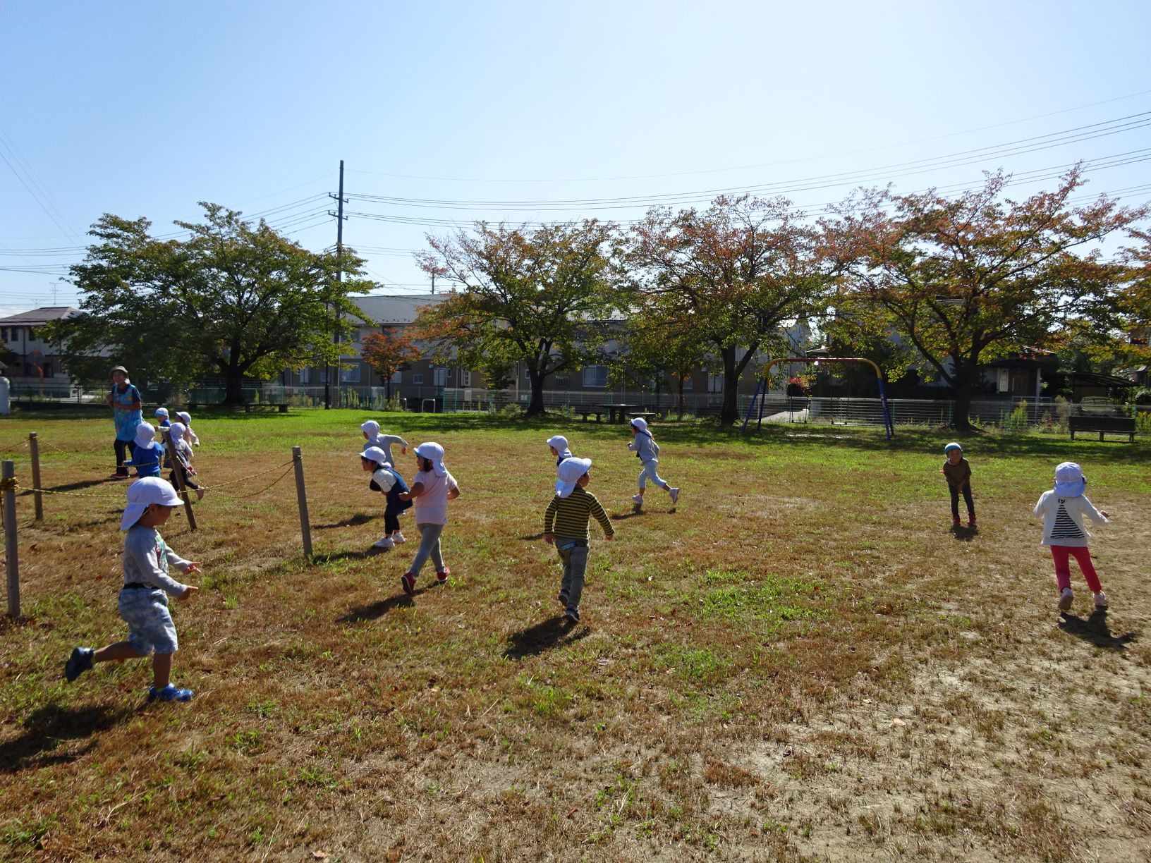 散歩公園にて