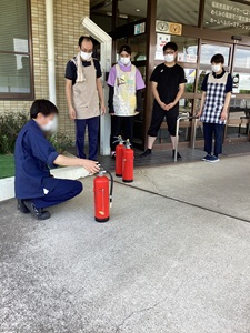 初期消火訓練