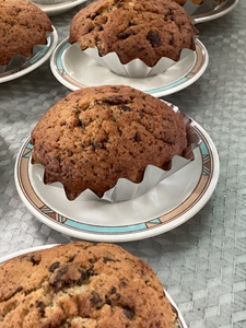 チョコレートバナナマフィン