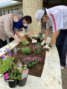 花壇整備