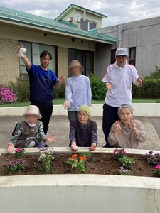 花壇整備
